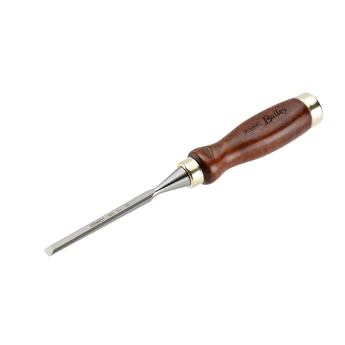 Stanley Bailey Stechbeitel, 8mm Eisenbreite, 132mm Eisenlänge, Kunststoff-Kappe, nachschärfbar, 2-16-383 von Stanley