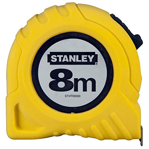 Stanley Bandmaß (8 m, extra-starkes gebogenes Band, Polymer-Schutzschicht, Endhaken dreifach vernietet) 1-30-457 Stanley Bandmaß (8 m, extra-starkes gebogenes Band, Polymer-Schutzschicht, Endhaken dreifach vernietet) 1-30-457 von Stanley