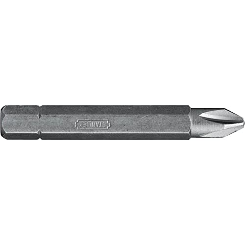 Stanley Bits Phillips (1/4 Zoll, Phillipsspitze Nr. 2, Sechskant Bits) 10 Stück, 1-68-947 von Stanley