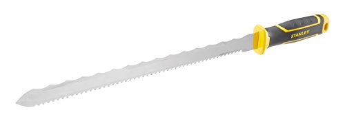 FatMax STANLEY Dämmstoffmesser - Messer zum Schneiden von Glasfaser, Styropor, Dämm- und Schaumstoff (350mm Klingenlänge, rostfreier Edelstah - Profimesser Stanley - FMHT0-10327 von STANLEY FATMAX
