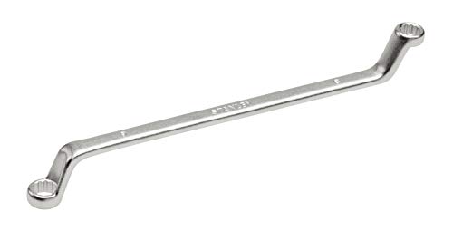 Stanley Doppel-Ringschlüssel (6x7 mm, Chrom-Vanadium Stahl, MaxiDrive Plus Profil, Zwölfkantiger Kopf, verchromt) 4-87-801 von Stanley