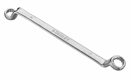 Stanley Doppel-Ringschlüssel (tiefgekröpft, 30 x 32 mm, 371 mm Länge, Maxi-Drive Profil, entspricht DIN 838) 1-17-376 von Stanley