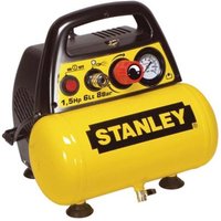Stanley - druckluft kompressor ölfrei 8 bar 1100W 1,5 ps 6L tank DN200/8/6 von Stanley
