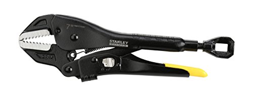 Stanley FatMax Gripzange/Feststellzange, 180mm, gerade Backen, TRULOCK-Zugmechanismus für kontrolliertes Lösen, justierbare Spannkraft und Backenaufnahme, gehärtete Greifflächen, FMHT0-75467 Stanley FatMax Gripzange/Feststellzange, 180mm, gerade Backen, TRULOCK-Zugmechanismus für kontrolliertes Lösen, justierbare Spannkraft und Backenaufnahme, gehärtete Greifflächen, FMHT0-75467 von FatMax