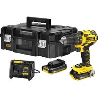 Stanley FMC627D2T Akku Schlagbohrschrauber bürstenlos 18V 2Ah 2 Akkus TSTAK Koffer von Stanley