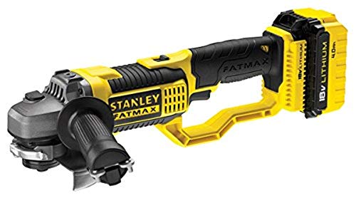 Stanley FMC761M2 - Winkelschleifer (8500 RPM, Schwarz, Gelb, Batterie/Akku, Lithium-Ion (Li-Ion), 18 V, 4 Ah) von Stanley - FatMax