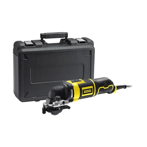 Stanley FatMax Oszillierendes Multifunktionswerkzeug FME650K (300W, stufenlose Schwingzahlregulierung, Tiefenanschlag/Schnittführung, inkl. 22 tlg. Zubehörset, Adapter für Universalzubehör, Koffer) Stanley FatMax Oszillierendes Multifunktionswerkzeug FME650K (300W, stufenlose Schwingzahlregulierung, Tiefenanschlag/Schnittführung, inkl. 22 tlg. Zubehörset, Adapter für Universalzubehör, Koffer) von FatMax