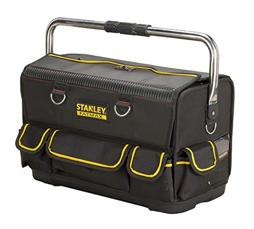Stanley FatMax Installateur-Werkzeugtasche (52x28x31cm, doppelseitige Öffnungsmöglichkeit, ergonomischer Schultergurt und Tragegriff, wasserabweisendes Material, Abmessungen) FMST1-70719 Stanley FatMax Installateur-Werkzeugtasche (52x28x31cm, doppelseitige Öffnungsmöglichkeit, ergonomischer Schultergurt und Tragegriff, wasserabweisendes Material, Abmessungen) FMST1-70719 von FatMax