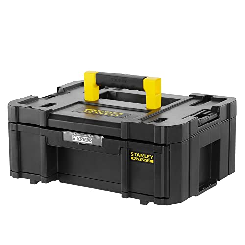 STANLEY Werkzeugbox/Werkzeugkoffer leer Werkzeugkasten - Werkzeugkiste (mit großer, leichtgängiger Schublade, 6 herausnehmbare Fächer, Abmessung 44x33x18 cm) FMST1-71968 von Stanley