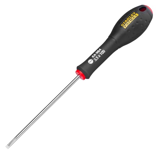 Stanley FatMax Schraubendreher Schlitz SL3,5 0-64-984 (Parallelspitze 3.5 mm, 100 mm Klingenlänge, Chrom-Vanadium, Soft-Grip Handgriff) Stanley FatMax Schraubendreher Schlitz SL3,5 0-64-984 (Parallelspitze 3.5 mm, 100 mm Klingenlänge, Chrom-Vanadium, Soft-Grip Handgriff) von FatMax