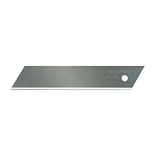 Stanley FatMax Abbrechklingen 2-11-725 (25mm, Ersatzklingen für Cuttermesser, patentierte & induktionsgehärtete Schneide, ideal zum Schneiden von Karton, Leder, Kunststoff, 10 Stück im Spender) von FatMax