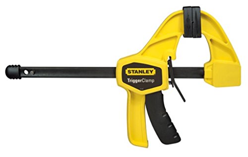 Stanley FatMax Einhandzwinge (855 mm Länge, 110 mm Ausladung, 610 mm Spannweite, 850 mm Spreizweite) 0-83-006 von Stanley