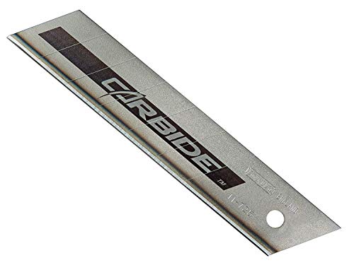 Stanley FatMax Pro Carbide Abbrechklingen STHT0-11825 (25mm, Ersatzklingen für Cuttermesser, langlebige wolframcarbid-beschichtete Schneidkante, ideal zum Schneiden von Karton & Kunststoff, 5 Stück) Silber Stanley FatMax Pro Carbide Abbrechklingen STHT0-11825 (25mm, Ersatzklingen für Cuttermesser, langlebige wolframcarbid-beschichtete Schneidkante, ideal zum Schneiden von Karton & Kunststoff, 5 Stück) Silber von FatMax