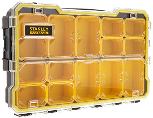 STANLEY FatMax Profi-Organizer Sortimentskasten Sortierbox Zubehörbox (zum Verstauen und Transportieren von Kleinteilen und Zubehör, transparent, kratz-und schlagfest, stapelbar) FMST1-75779 STANLEY FatMax Profi-Organizer Sortimentskasten Sortierbox Zubehörbox (zum Verstauen und Transportieren von Kleinteilen und Zubehör, transparent, kratz-und schlagfest, stapelbar) FMST1-75779 von FatMax