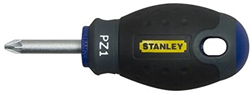 Stanley FatMax Schraubendreher Pozidriv PZ1 (30 mm Schwertlänge, Chrom-Vanadium, ergonomischer SoftGrip Handgriff) 0-65-408 von Stanley - FatMax