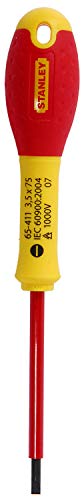 Stanley FatMax Schraubendreher, Schraubenzieher, Schlitz, 75 mm, isoliert, 1-65-411 von FatMax