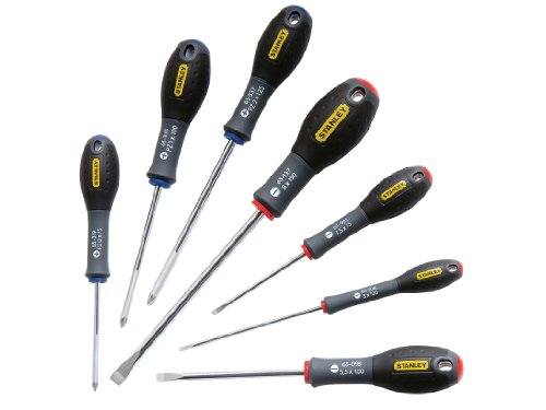 Stanley FatMax™ Set 7-teilig (Schlitz/Phillips/Pozidriv) Parallel 3mm, 3.5mm; Schlitz 8mm, 5.5mm; PZ0, PZ1, PZ2 von FatMax