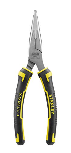 Stanley FatMax Spitzzange 0-89-869 (160 mm Länge, Zwei-Komponenten-Griff, induktionsgehärtete Klingen, entspricht DIN / ASO /ANSI) von Stanley - FatMax