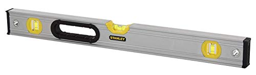 Stanley FatMax Wasserwaage Pro magnetisch (120 cm Länge, 1 vertikale Libelle, 1 horizontale Libelle Bi-Material) 0-43-649 von Stanley