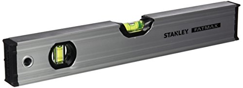 Stanley FatMax Wasserwaage Pro magnetisch (40 cm Länge, 1 vertikale Libelle, 1 horizontale Libelle Bi-Material) 0-43-617 von Stanley - FatMax