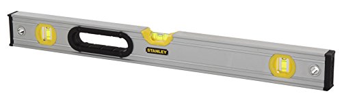 Stanley FatMax Wasserwaage Pro magnetisch (60 cm Länge, 1 vertikale Libelle, 1 horizontale Libelle Bi-Material) 0-43-625 von Stanley - FatMax