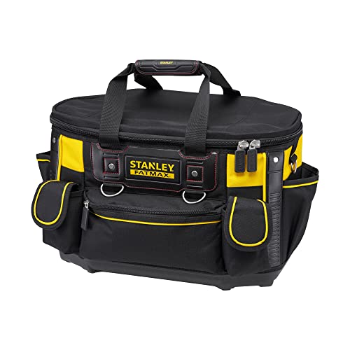 Stanley FatMax Werkzeugtasche / Werkzeugbeutel (50x33x31cm, mit runder Öffnung, formstabile Konstruktion, leicht zugängliche Fächer, ergonomischer Handgriff) FMST1-70749 von Stanley - FatMax