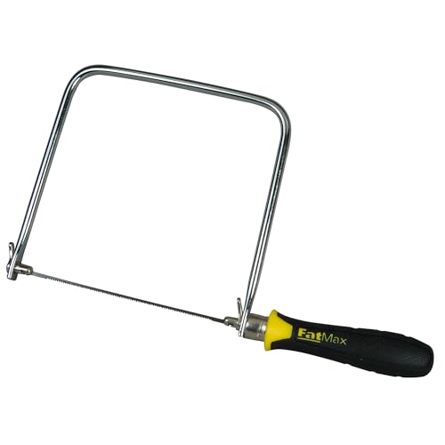 Stanley FatMax Dekupiersäge, 160mm Länge, verchromter Stahlrahmen, ergonomischer Handgriff, 0-15-106 von STANLEY FATMAX