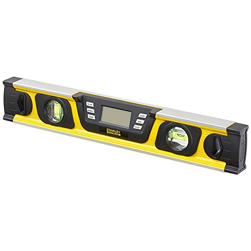 Stanley FatMax Neigungsmesser (digitale Wasserwaage in Grad|Prozent mm/m, 40 cm Länge, LCD-Anzeige) 0-42-063 von Stanley - FatMax