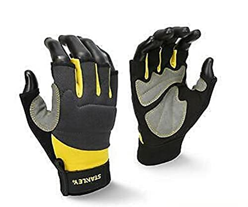 Stanley SY640L Fingerless Perfor. Glove L, Black, L von Stanley