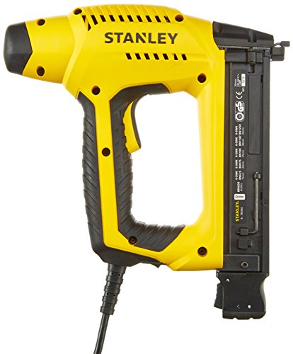 Stanley HD Elektrotacker (2,4 m Kabellänge, Soft Grip, Sicherheitskontakt-Schalter, Krafteinstellrad) 6-TRE650 von Stanley