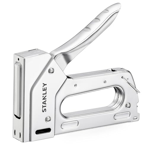 Stanley HD Standard Tacker (Griff feststellbar, Fenster zum Nachsehen des Füllstandes, 6 mm - 14 mm Tacker) 6-TR110 von Stanley