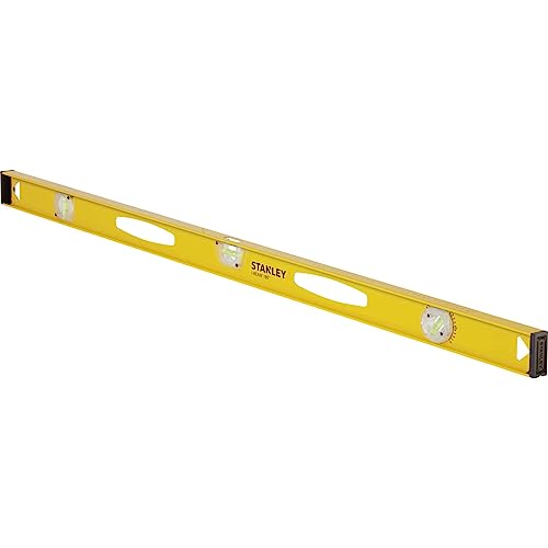 Stanley Wasserwaage I-Beam 180 Grad Celsius, 120 cm, 1-42-923, Gelb von Stanley