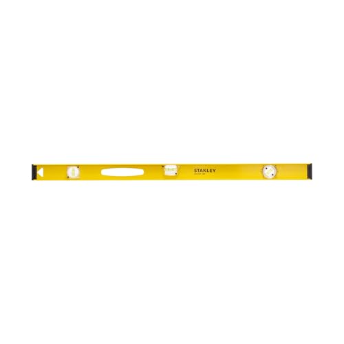 Stanley I-Beam 180° Wasserwaage, Lineal, 80 cm Länge, Aluminium, vertikale / horizontale / justierbare Libelle, 1-42-921 von Stanley