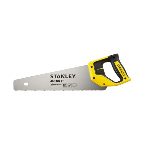 Stanley JetCut Handsäge (fein, 380 mm Länge, 11 Zähne/Inch, Bi-Material, Hardpoint-Verzahnung, 45°/90°-Anschlag) 2-15-594 Stanley JetCut Handsäge (fein, 380 mm Länge, 11 Zähne/Inch, Bi-Material, Hardpoint-Verzahnung, 45°/90°-Anschlag) 2-15-594 von Black+Decker
