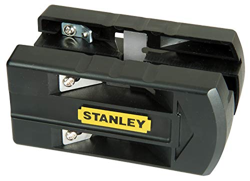 Stanley Kantentrimmer (12.7mm bis 25.4mm Plattenstärke, zwei Klingen, verstellbare Klinge) STHT0-16139 von Stanley
