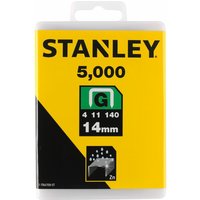 Box mit 5000 Heftklammern Typ g - 1-TRA709-5T - Heftklammern 14mm 9/16' Typ g - Stanley von Stanley