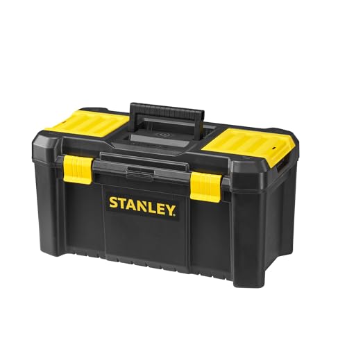 STANLEY Tools Kunststoff-Werkzeugbox/kasten (19 Zoll, mit Kunststoff-Schliessen und Organizern, entnehmbarer Trage) STST1-75520 Schwarz STANLEY Tools Kunststoff-Werkzeugbox/kasten (19 Zoll, mit Kunststoff-Schliessen und Organizern, entnehmbarer Trage) STST1-75520 Schwarz von Stanley