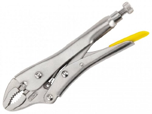 Stanley MaxSteel Gripzange gebogene Backen, 225mm Länge, 53mm Ausladung, Zugmechanismus, verchromt, 0-84-809 von Stanley