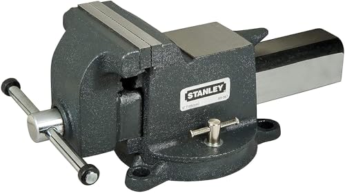 Stanley Maxsteel Schraubstock (schwere Ausführung, 95 mm Ausladung, 125 mm Spannweite, 1800 kg Spannkraft) 1-83-067 von Stanley