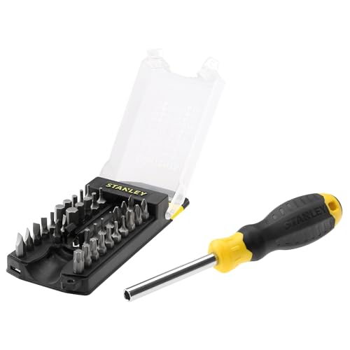 Stanley STHT0-70885 Multibit- Schraubendreher-Set, 34 teilig, 7,5 x 5 x 23 cm von Stanley