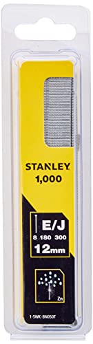 Stanley Nägel (12 mm, für Nageltacker 6-TRE550/6-TRE650, rostbeständig, haltbar, langlebig) 1000-Stück, 1-SWK-BN050T von Stanley