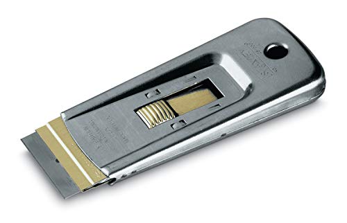 Stanley Professioneller Glasschaber (robuster Halter aus rostfreiem Edelstahl, fixierbare Klinge, 1 Stück) 0-28-500 Stanley Professioneller Glasschaber (robuster Halter aus rostfreiem Edelstahl, fixierbare Klinge, 1 Stück) 0-28-500 von Stanley
