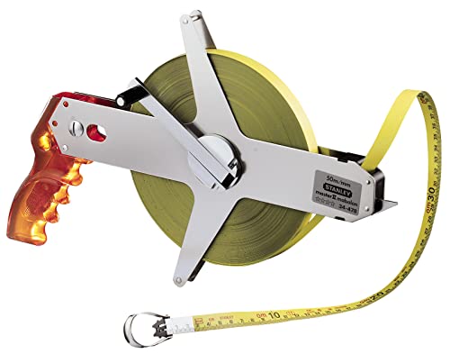 Stanley Rahmenbandmaß Master II Stahl (50 m Länge, unempfindlich, 1 mm Markierung, mit Fixhaken) 1-34-478 Stanley Rahmenbandmaß Master II Stahl (50 m Länge, unempfindlich, 1 mm Markierung, mit Fixhaken) 1-34-478 von STANLEY