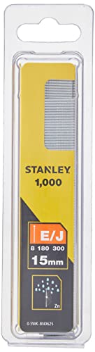 Stanley STA0SWKBN062 Heftklammern, 15 mm, 1000 Stück, 0-SWK-BN0625 von Stanley