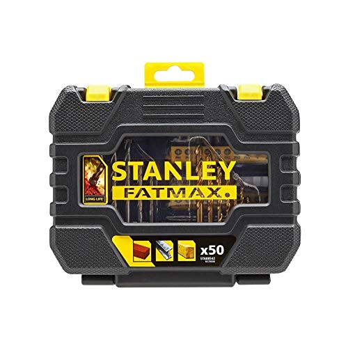 STANLEY STA88542-XJ Juego de 50 piezas para taladrar y atornillar, Gelb von Stanley