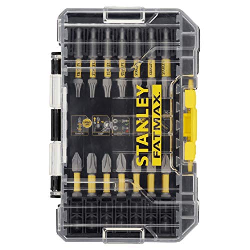 Stanley FatMax 22-tlg. Torsion Schrauberbit-Set STA88558 (bestehend aus Phillips, Pozidriv und Torx Bits, im kleinen ToughCase, kompatibel mit Pro-Stack & T-Stak) von Stanley - FatMax