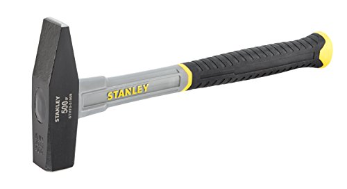 Stanley STHT0-51908 Schlosserhammer Fiberglas 500 g (Länge 295 mm, polierter Kopf) schwarz von Stanley