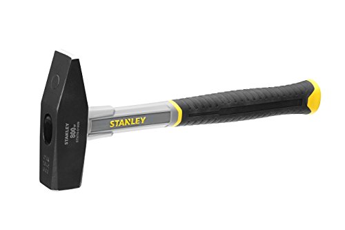 Stanley STHT0-51909 Schlosserhammer Fiberglas 800 g (Länge 295 mm, polierter Kopf) schwarz von Stanley