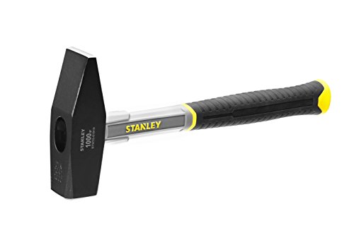 Stanley STHT0-51910 Schlosserhammer Fiberglas 1,000 g (Länge 295 mm, polierter Kopf) schwarz von Stanley