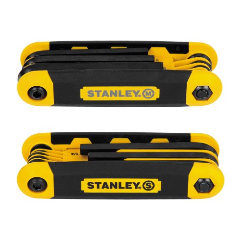 Stanley STHT71839 Faltbare metrische und SAE-Sechskantschlüssel, 2 Stück von Stanley
